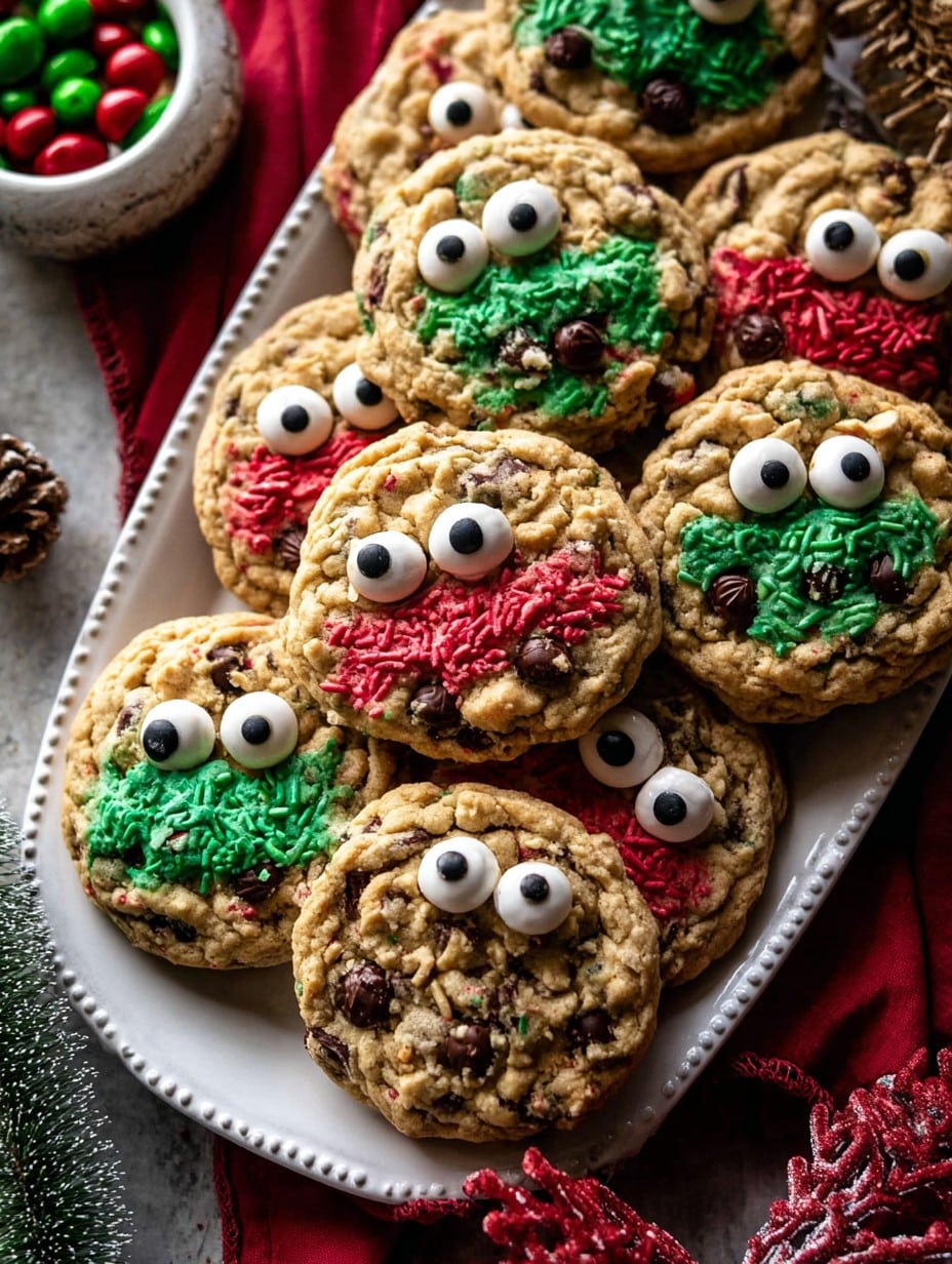 Christmas Monster Cookies