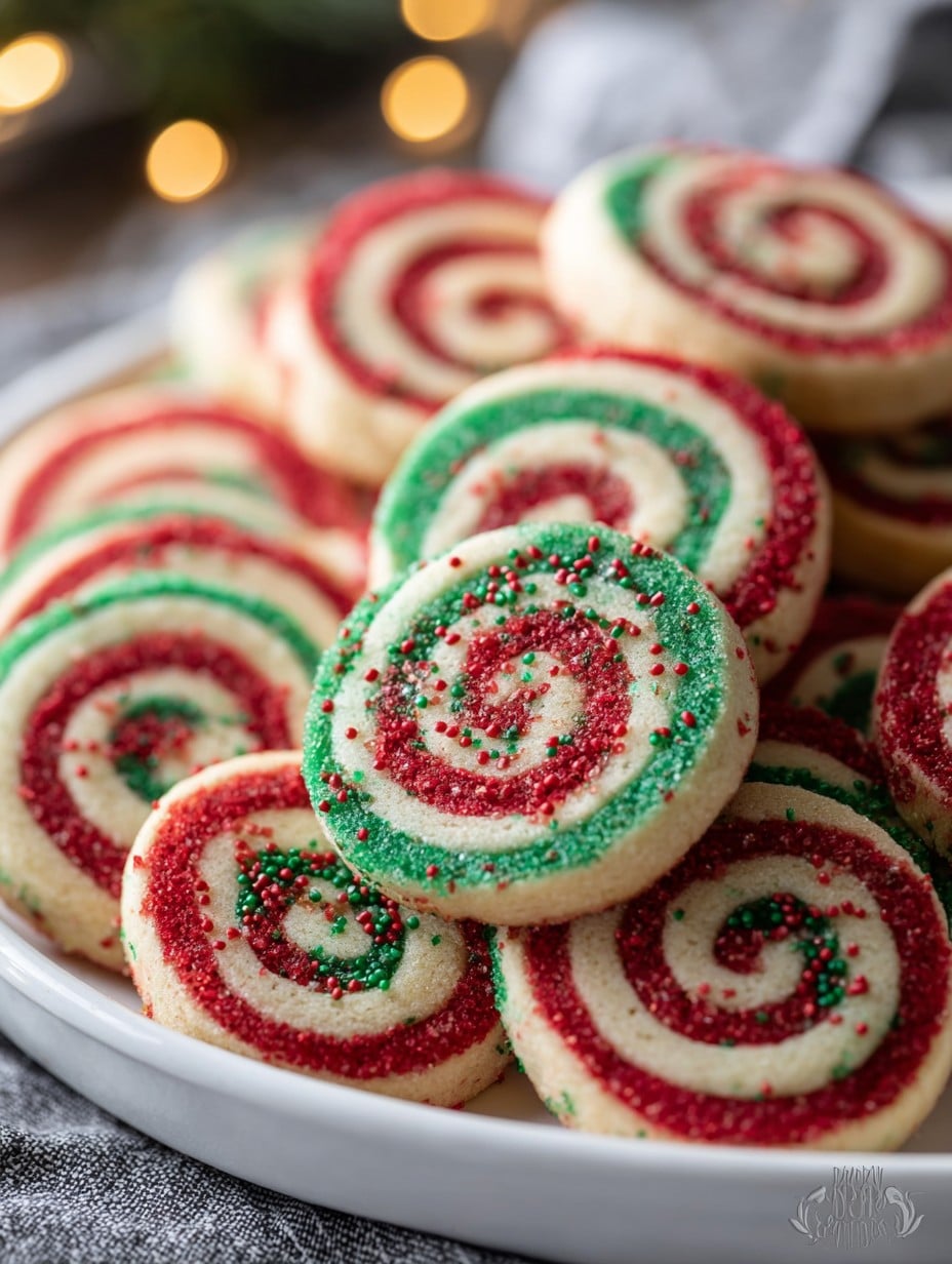 Christmas Pinwheel Cookies