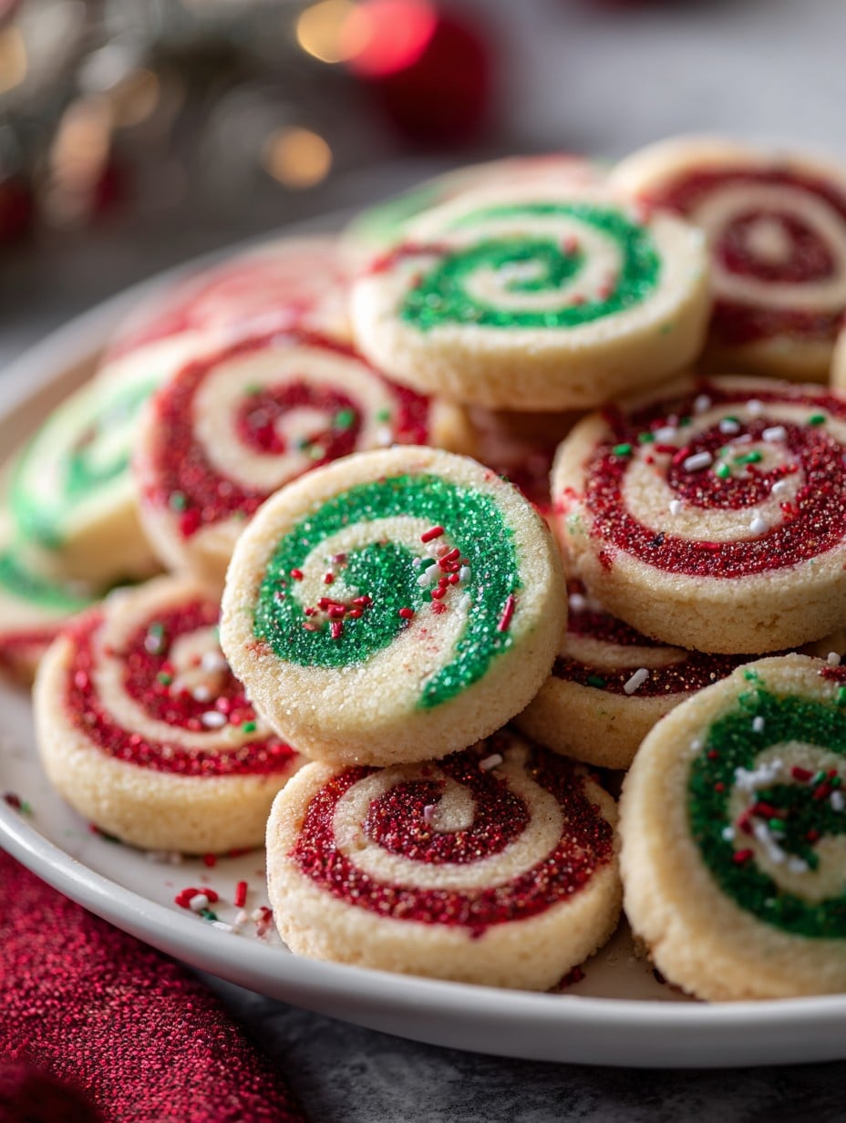 Christmas Pinwheel Cookies