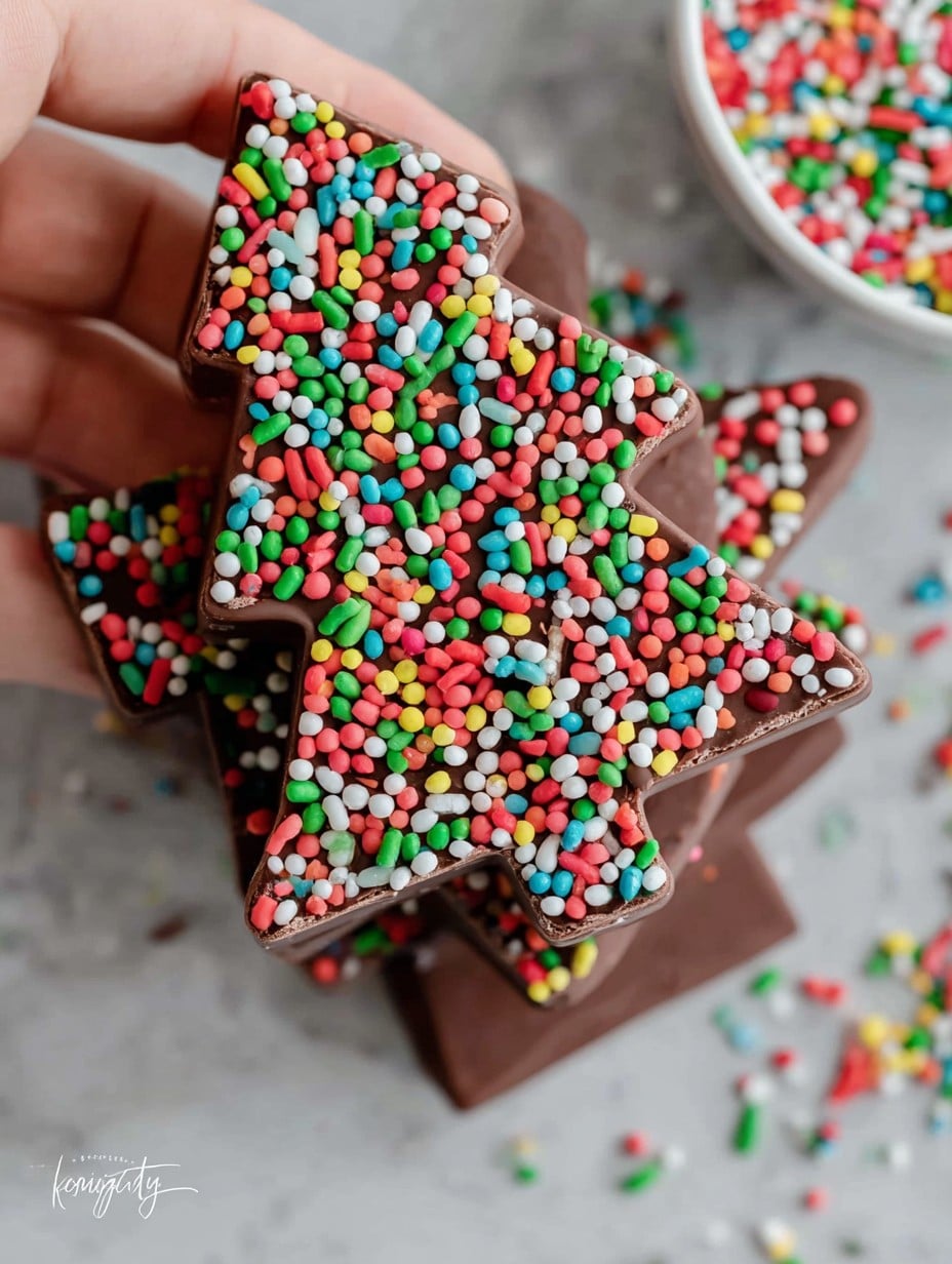 Cookie Cutter Sprinkle Chocolate Bars