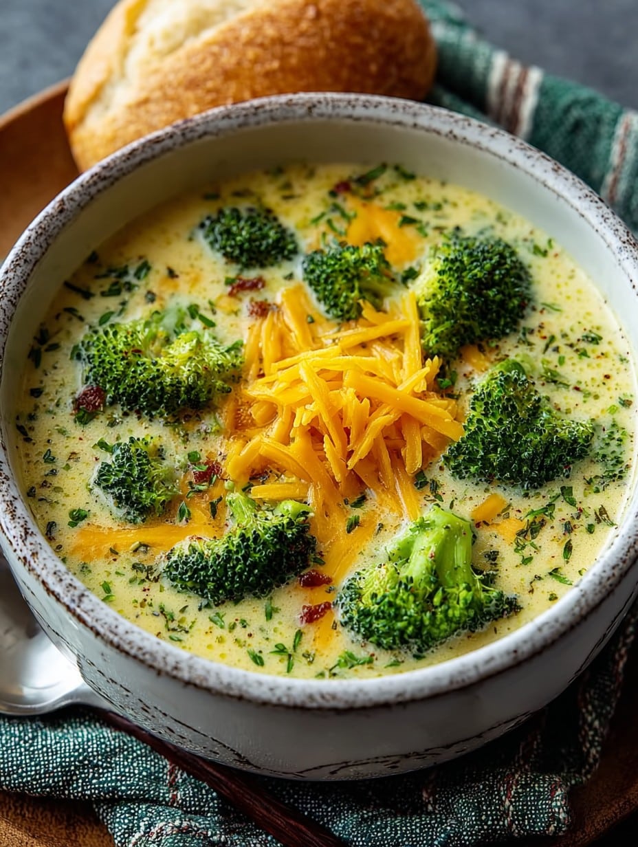 Creamy Broccoli Cheddar Soup