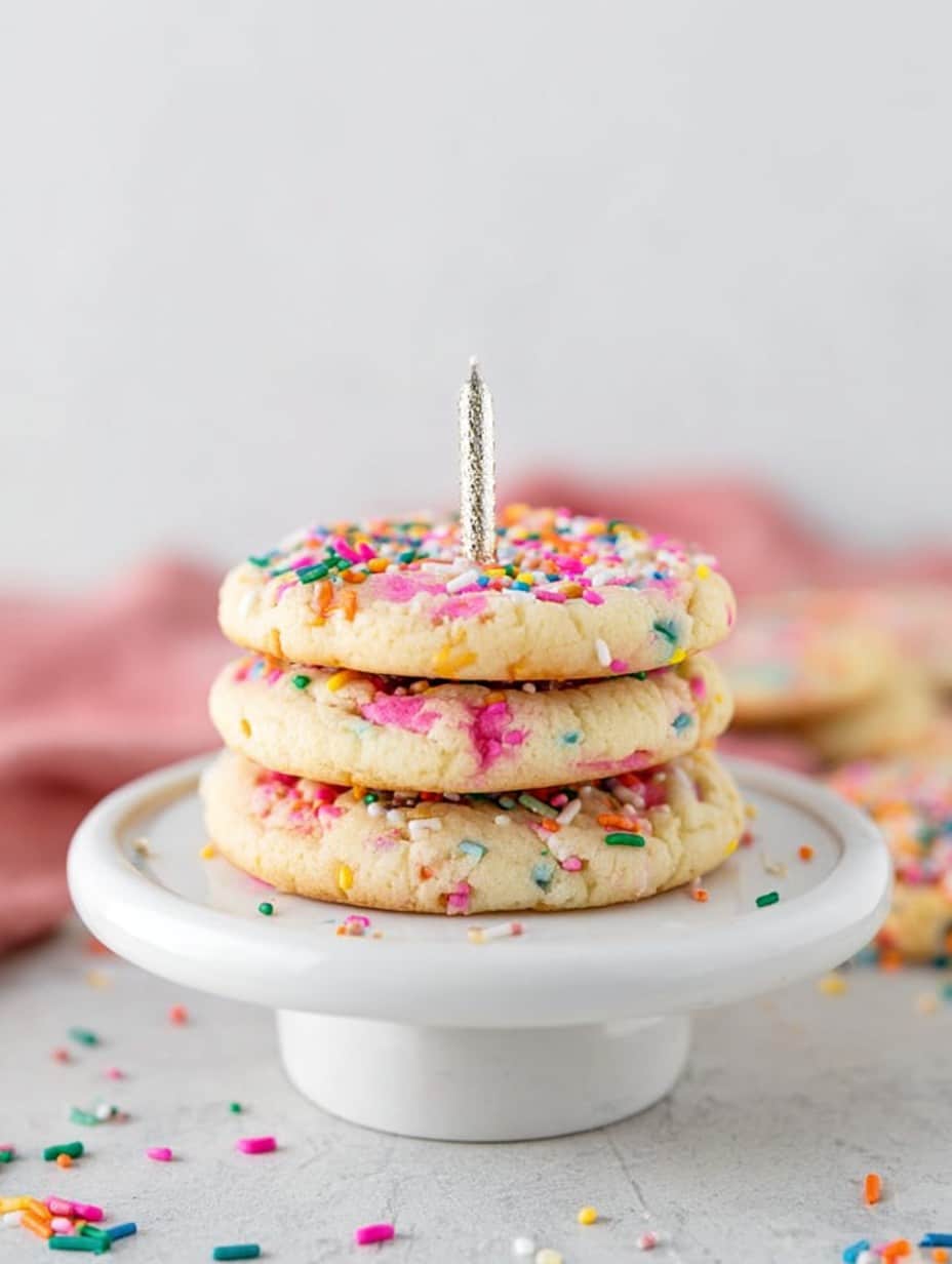 Crumbl Birthday Cake Cookie Copycat