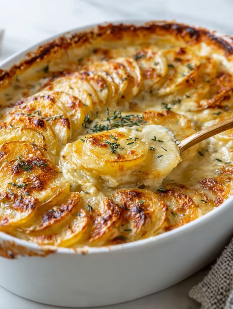 Easy Creamy Scalloped Potatoes Recipe