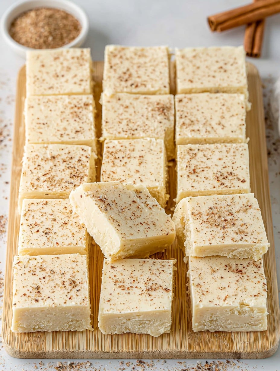 Eggnog Fudge