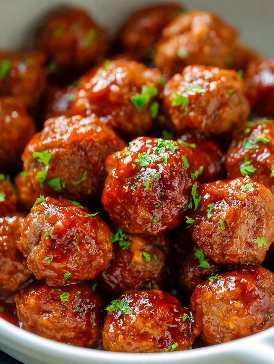 Honey Buffalo Crockpot Meatballs