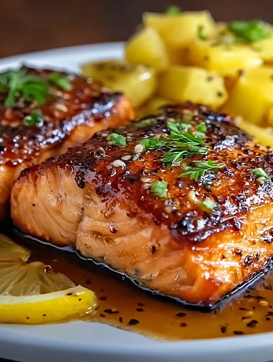 Honey Pineapple Glazed Salmon Recipe is a must-try!