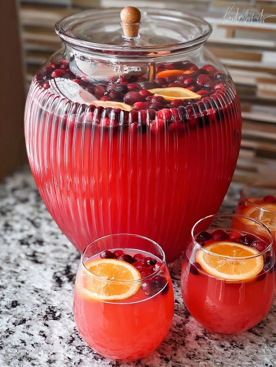 Orange Cranberry Holiday Punch