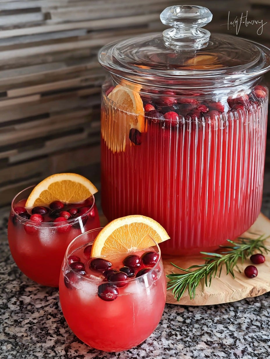 Orange Cranberry Holiday Punch