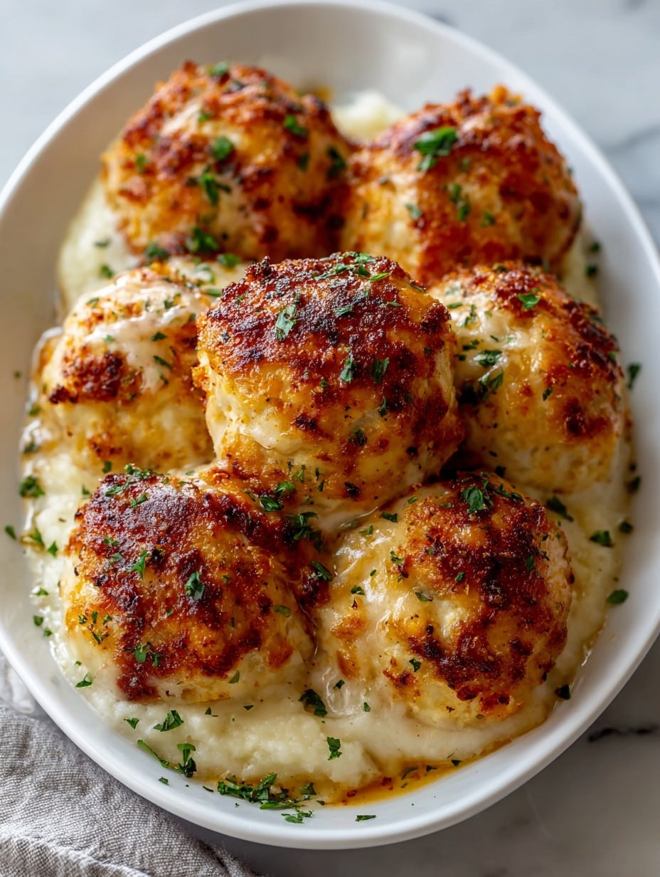 Parmesan Cloud Chicken Bombs