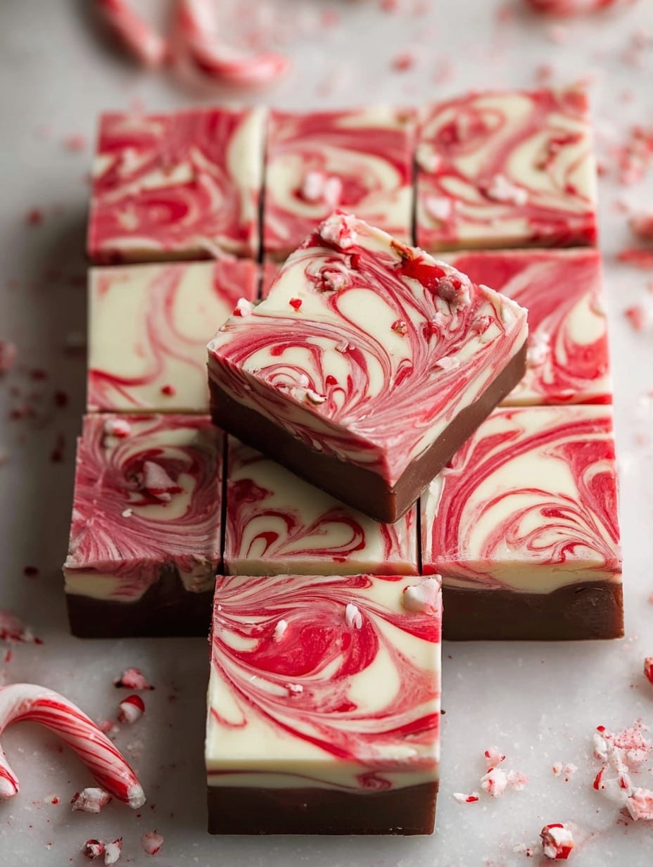 Peppermint Swirl Fudge Recipe