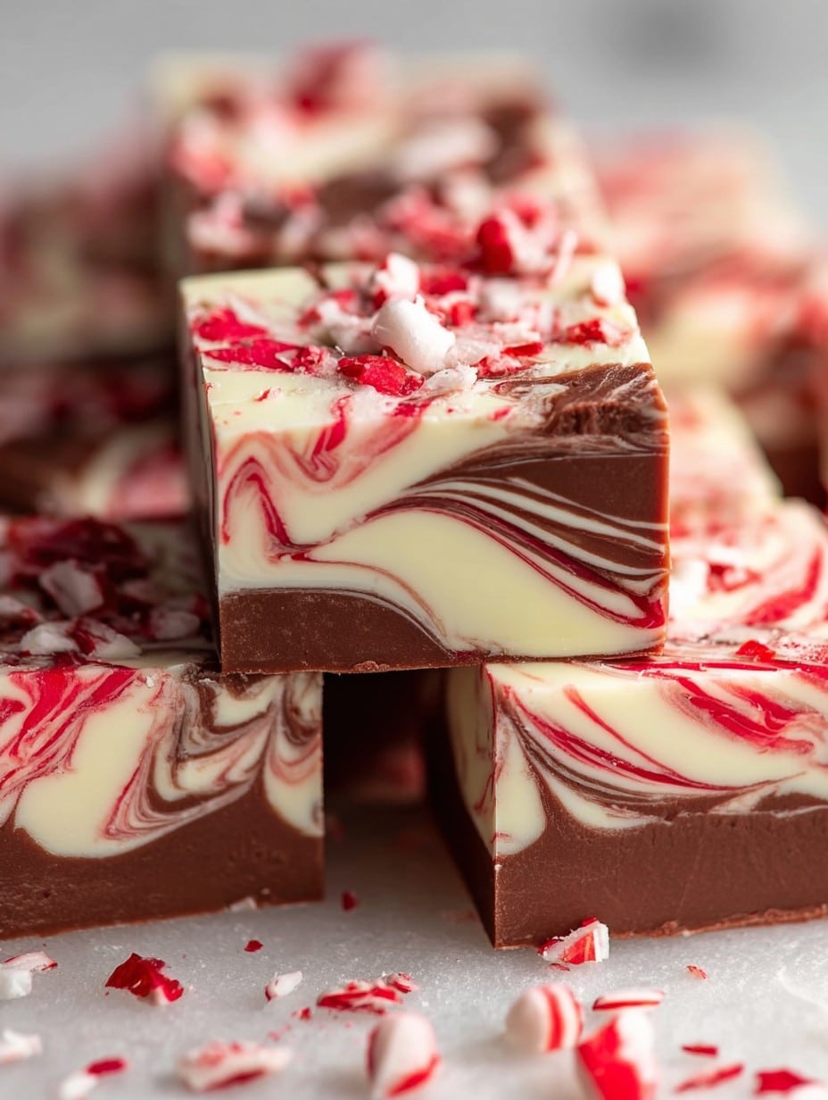 Peppermint Swirl Fudge Recipe