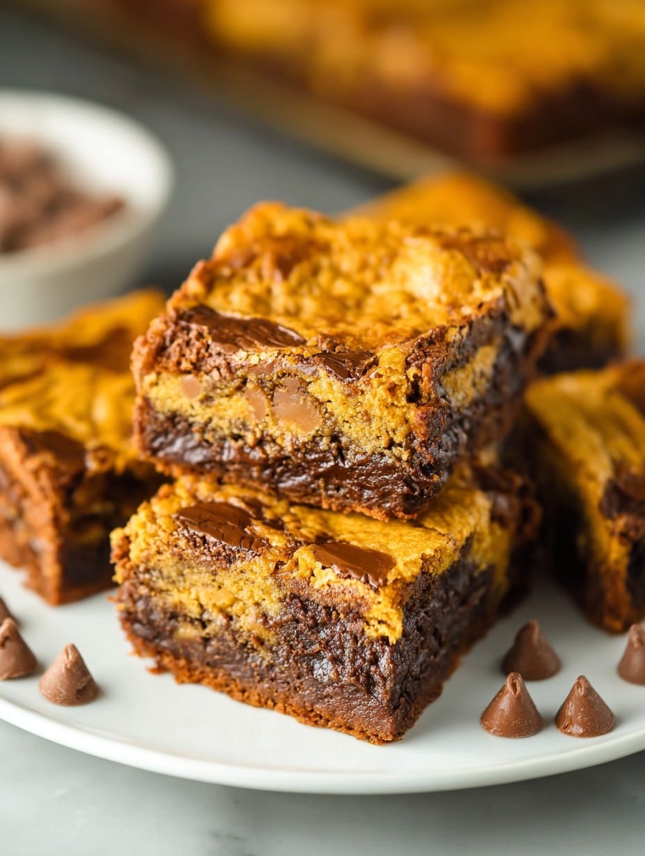 Pumpkin Chocolate Chip Brownies