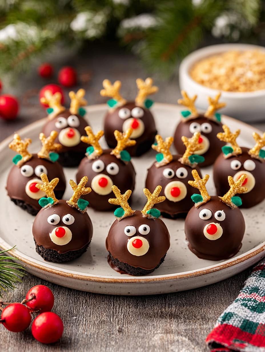 Reindeer Oreo Balls