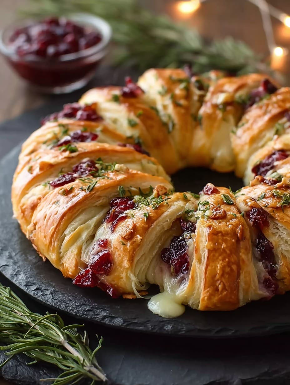 Turkey Cranberry Crescent Ring Recipe