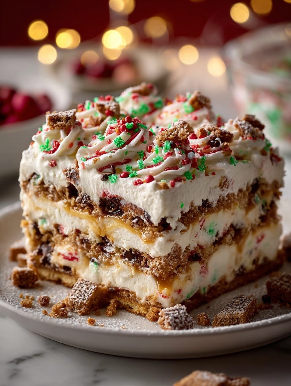 Ultimate Christmas Cookie Lasagna