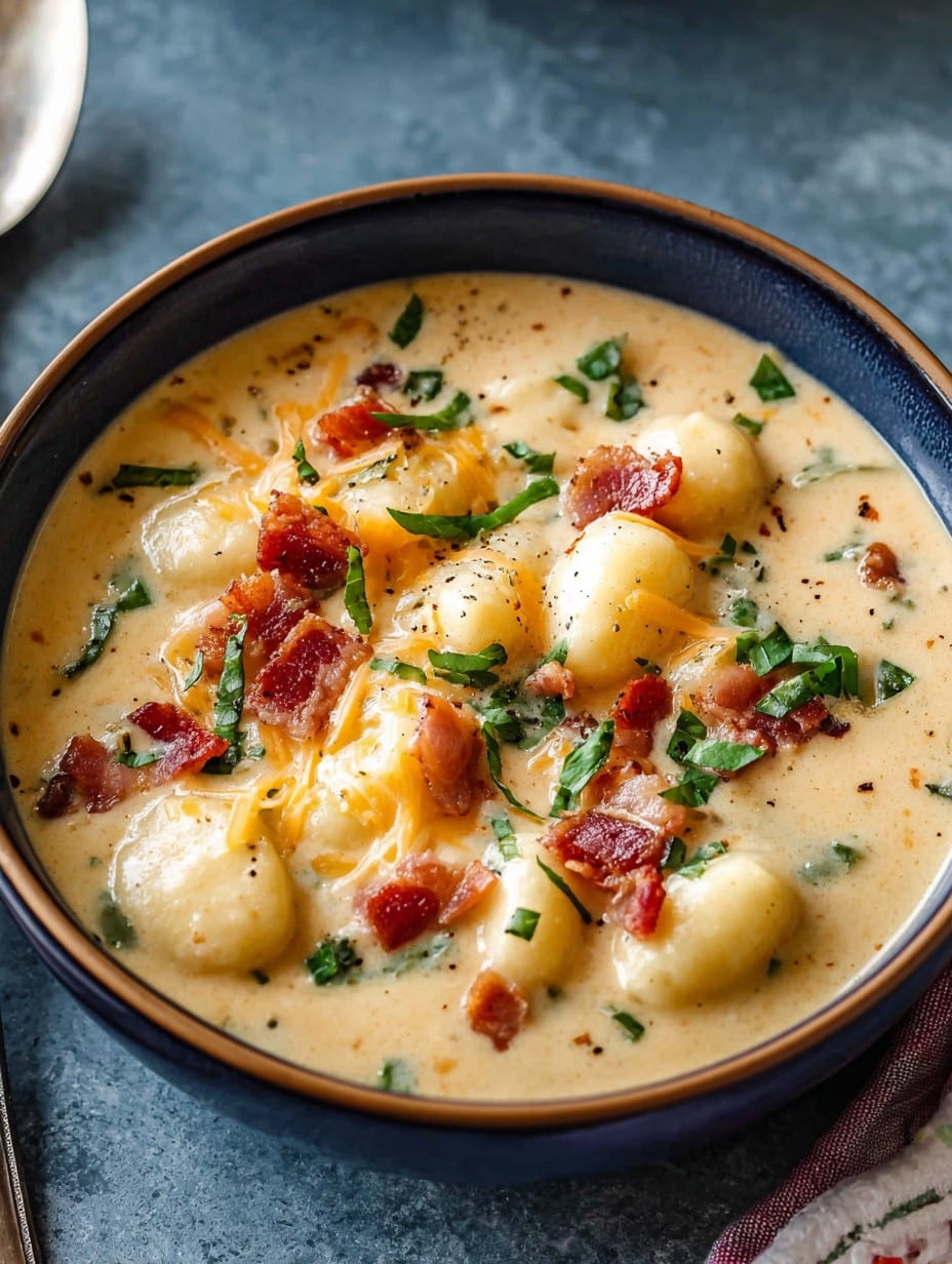 Bacon Cheddar Gnocchi Soup – The Ultimate Comfort Food