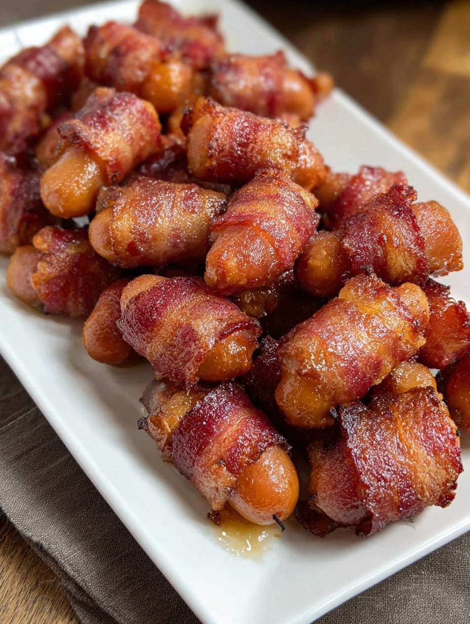 Bacon Wrapped Little Smokies Easy Party Appetizer