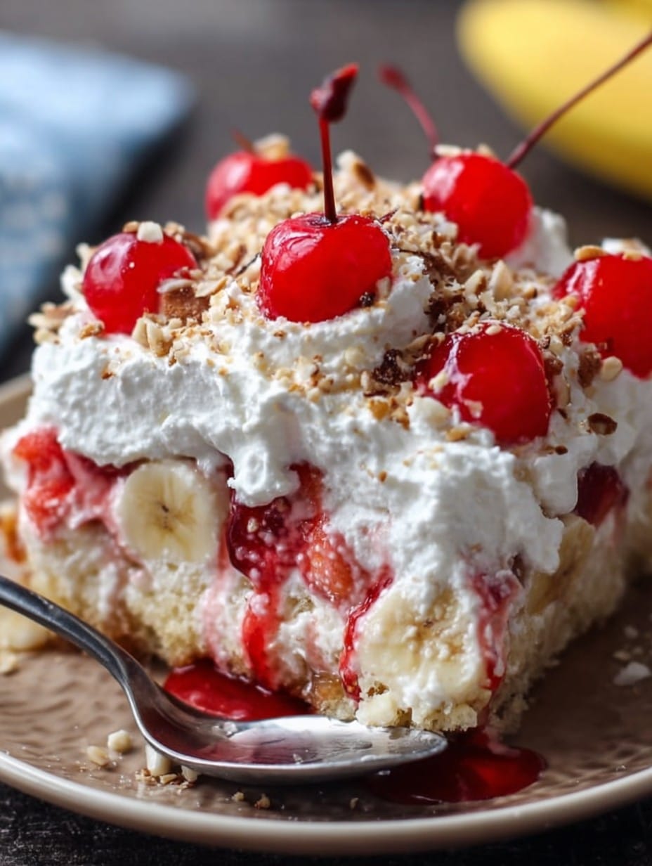 Banana Split Dump Cake Recipe