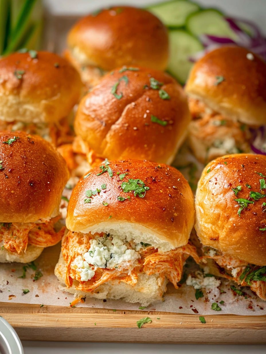 Buffalo Chicken Sliders, Best Party Night Recipe
