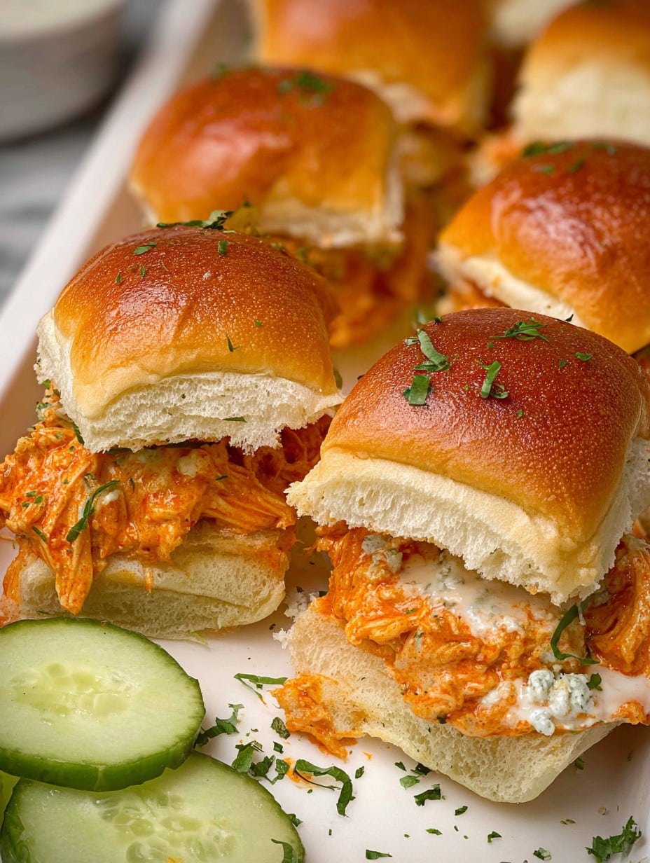 Buffalo Chicken Sliders, Best Party Night Recipe