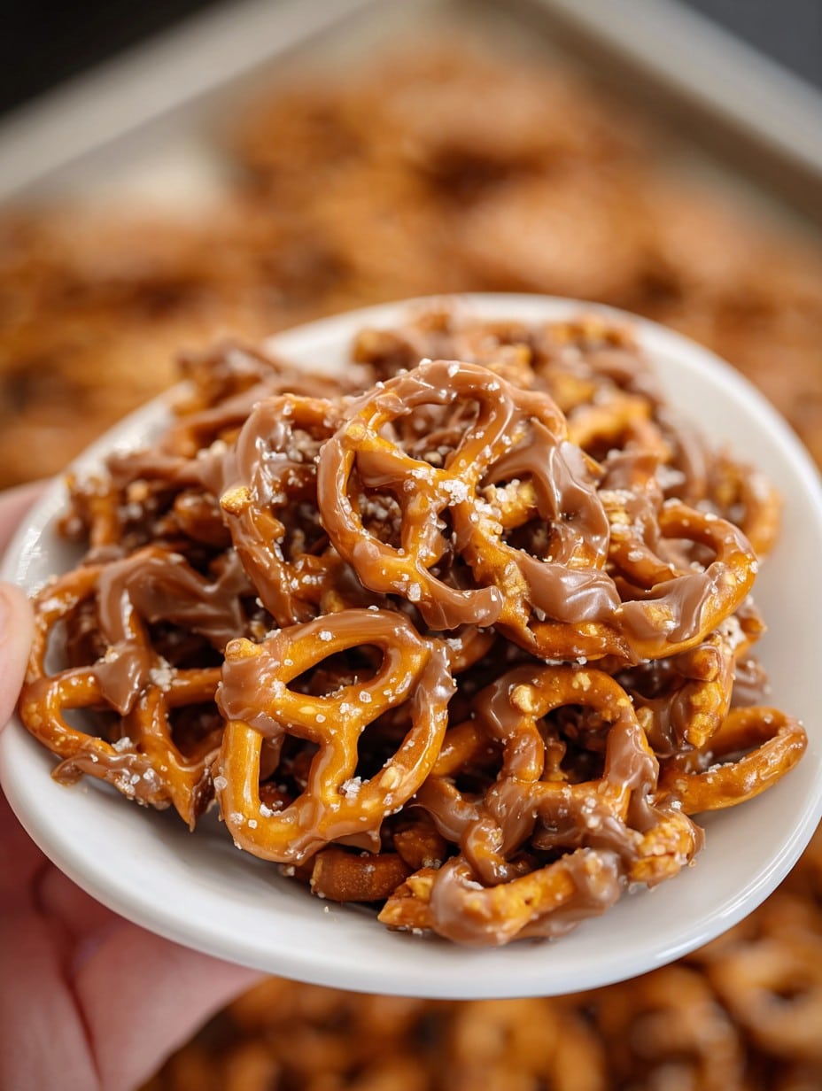 Butter Toffee Pretzels