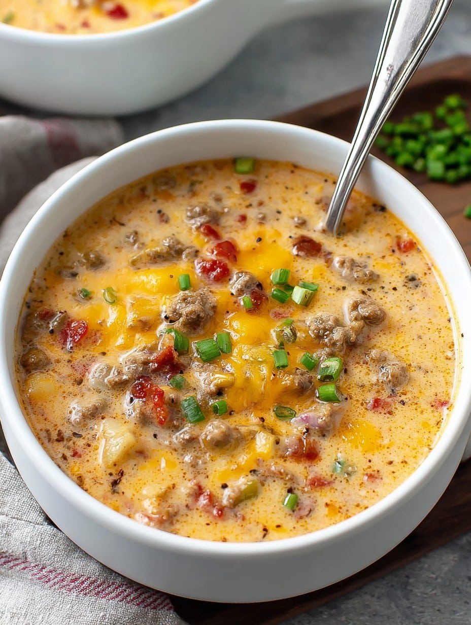 Cheeseburger Soup