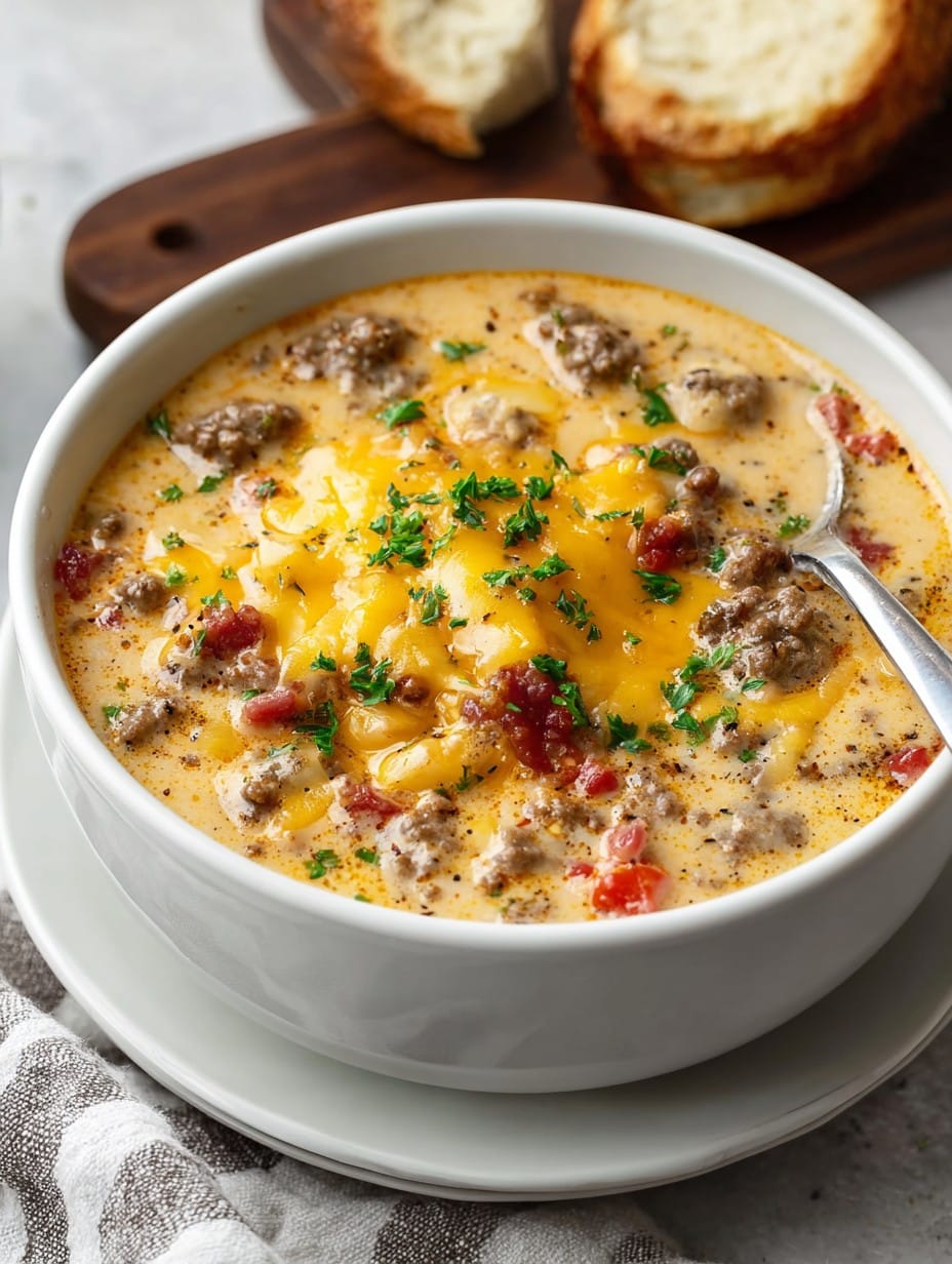 Cheeseburger Soup