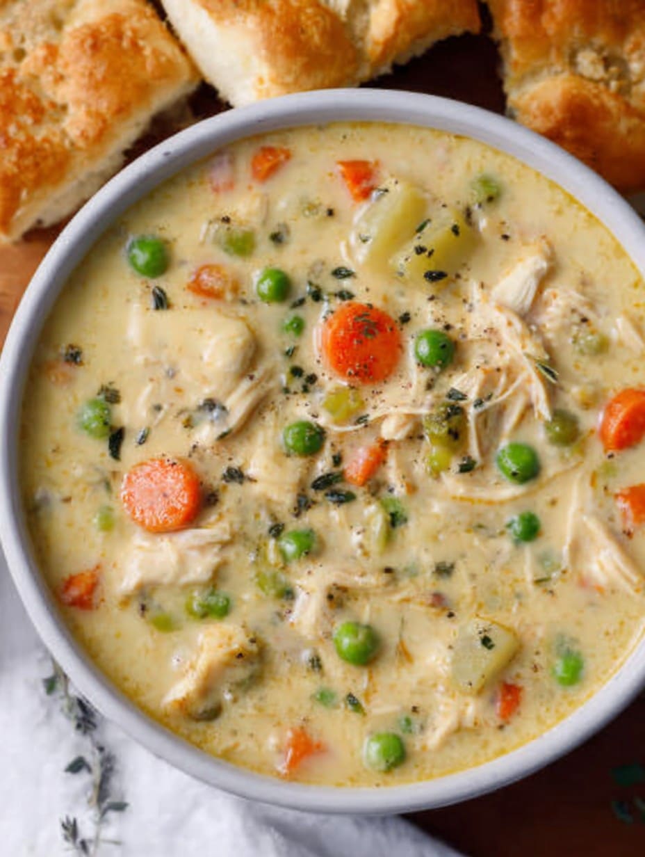 Chicken Pot Pie Soup Recipe