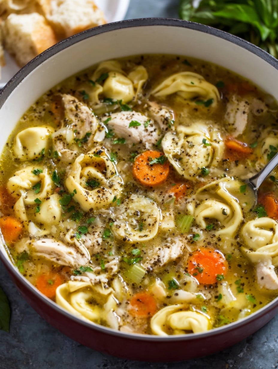 Chicken Tortellini Soup Recipe