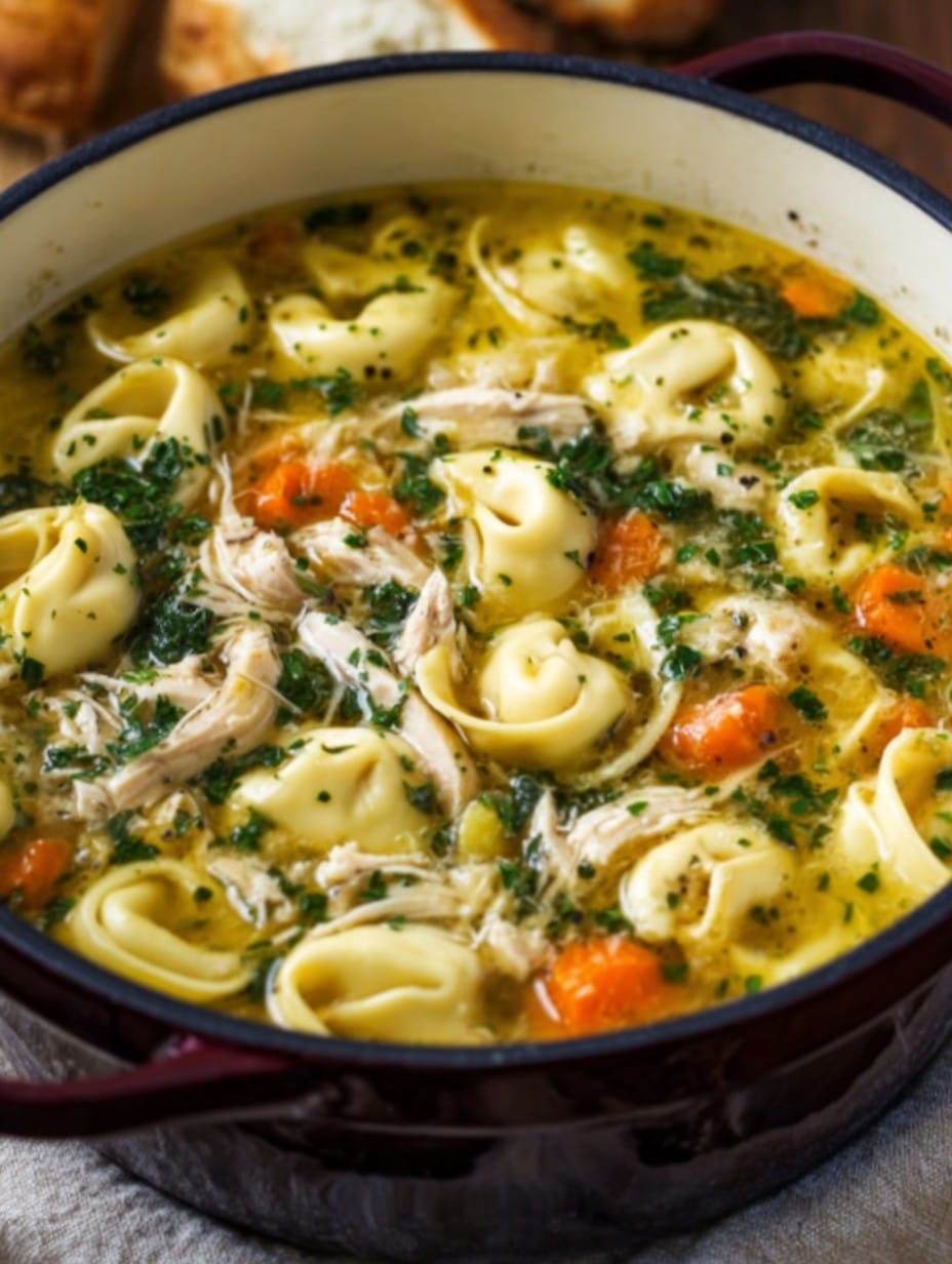 Chicken Tortellini Soup Recipe