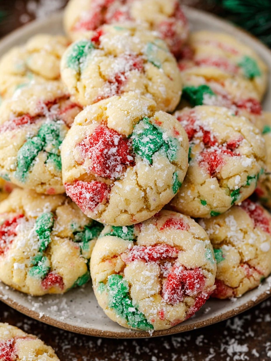 Christmas Gooey Butter Cookies