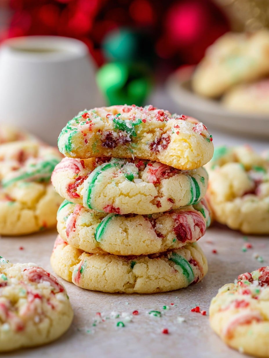 Christmas Gooey Butter Cookies