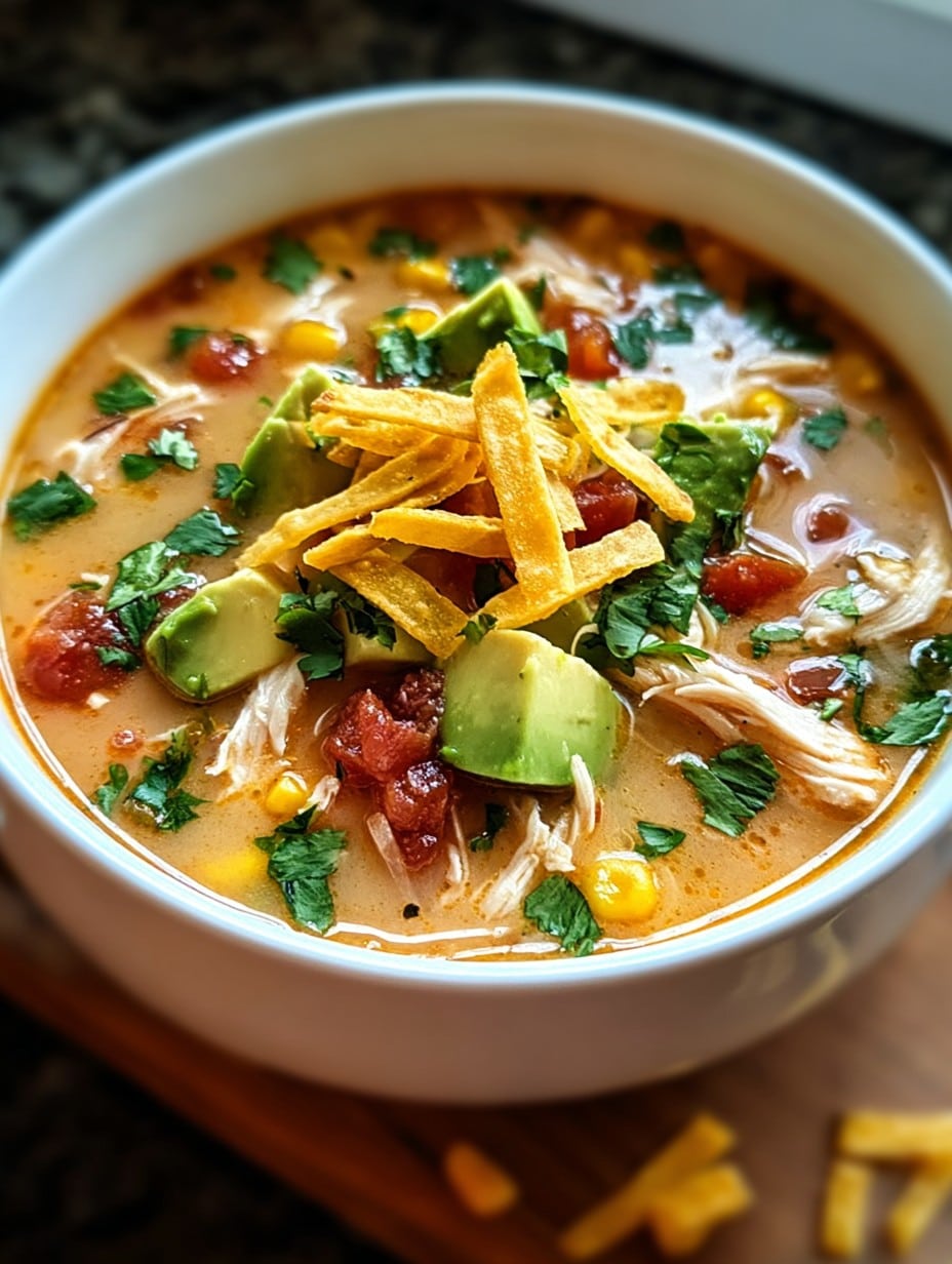 Cozy Chicken Tortilla Soup for a Quick Comfort Fix