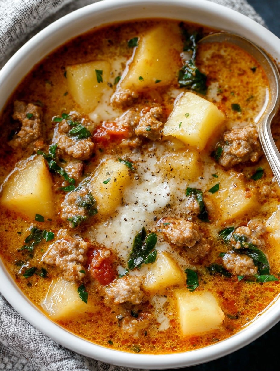 Cozy Italian Sausage and Potato Soup