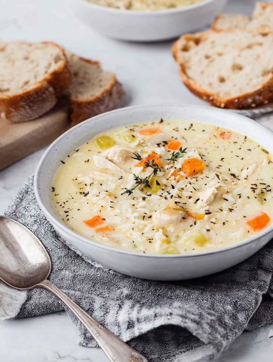 Creamy Chicken and Rice Soup