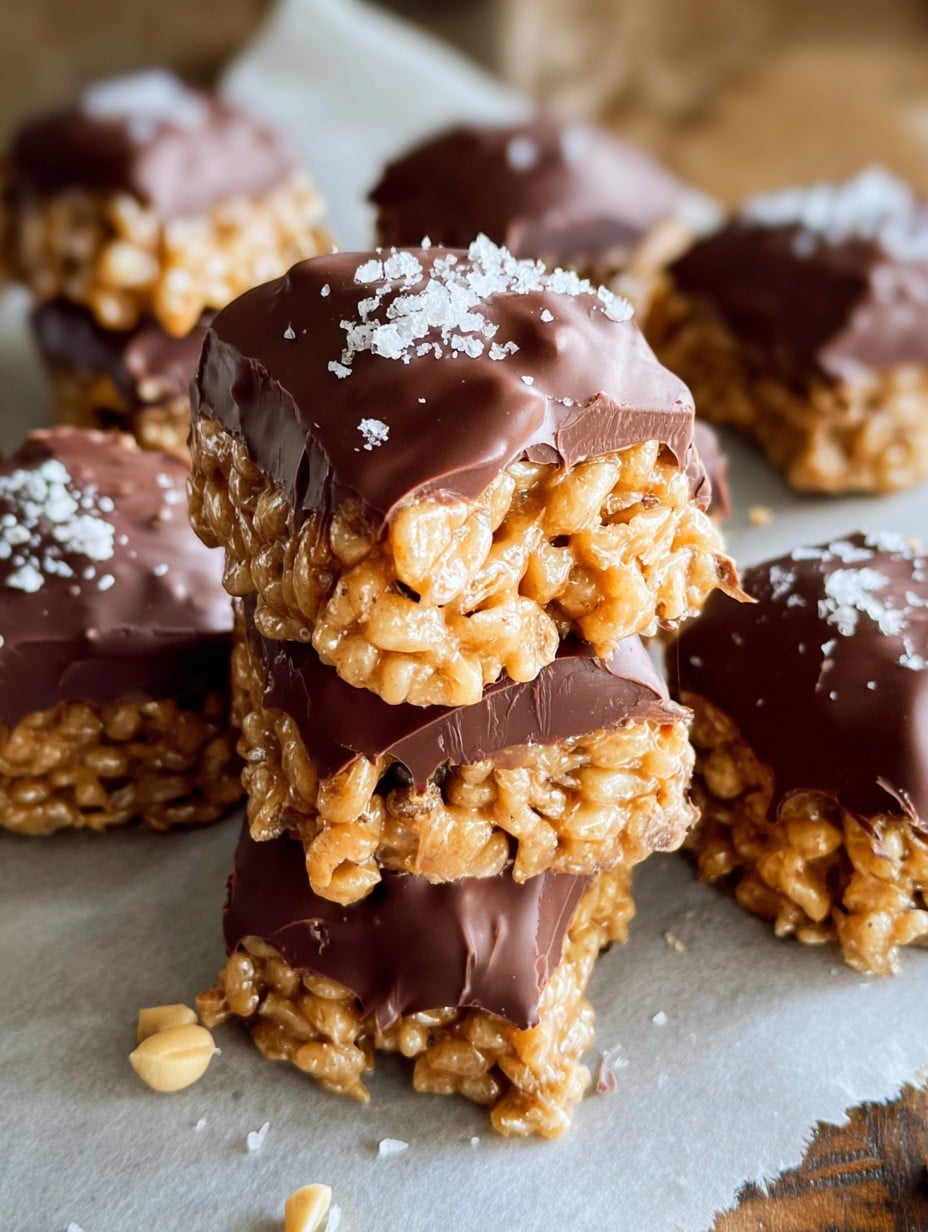 Crispy Chocolate Peanut Butter Treats