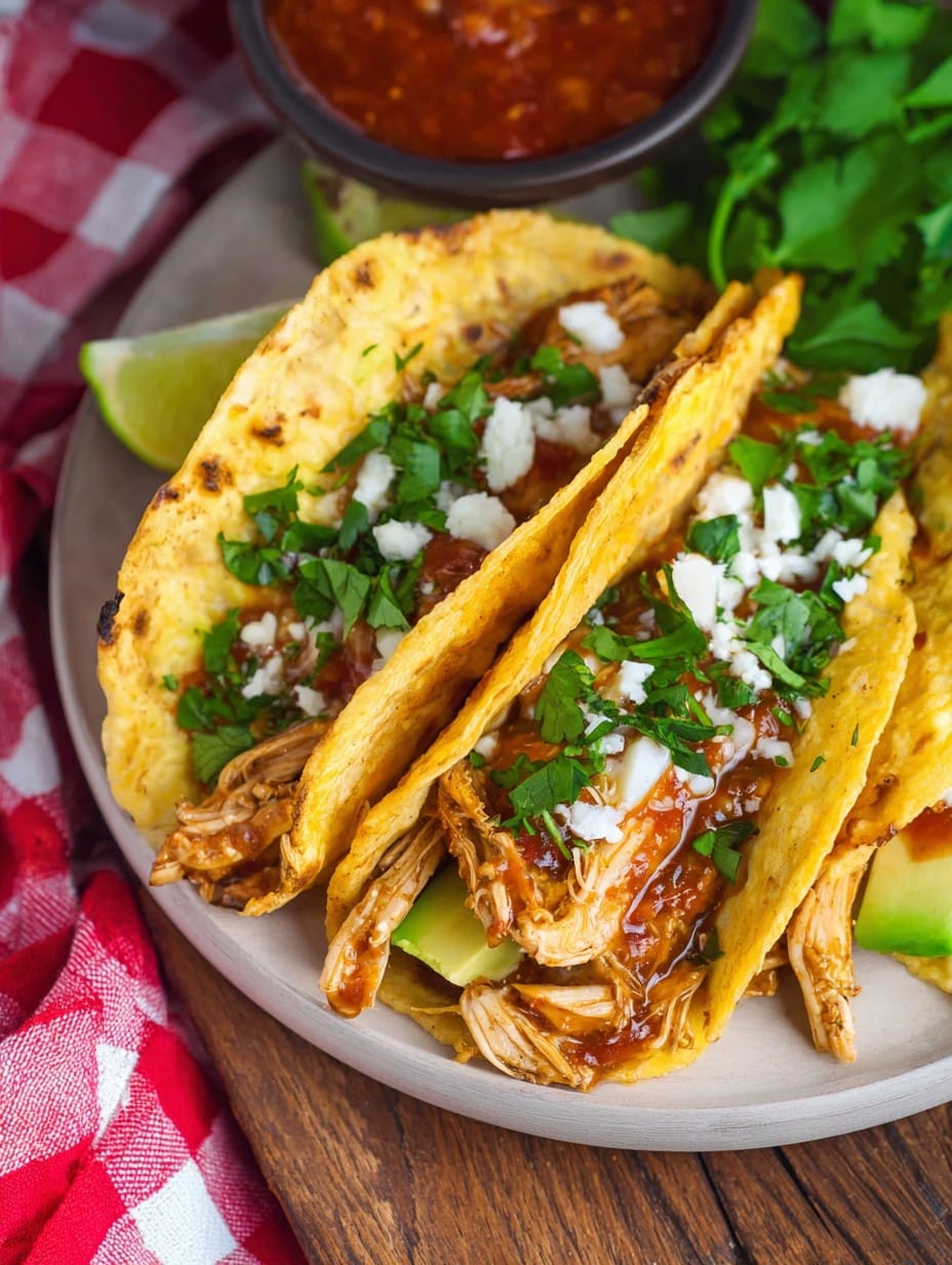 Crockpot Chicken Tacos