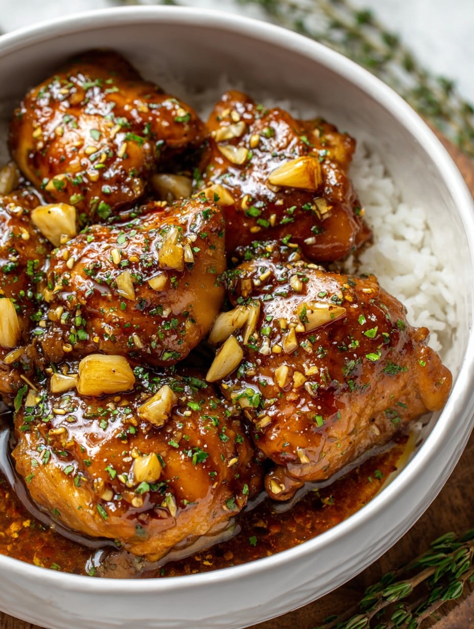 Crockpot Honey Garlic Chicken