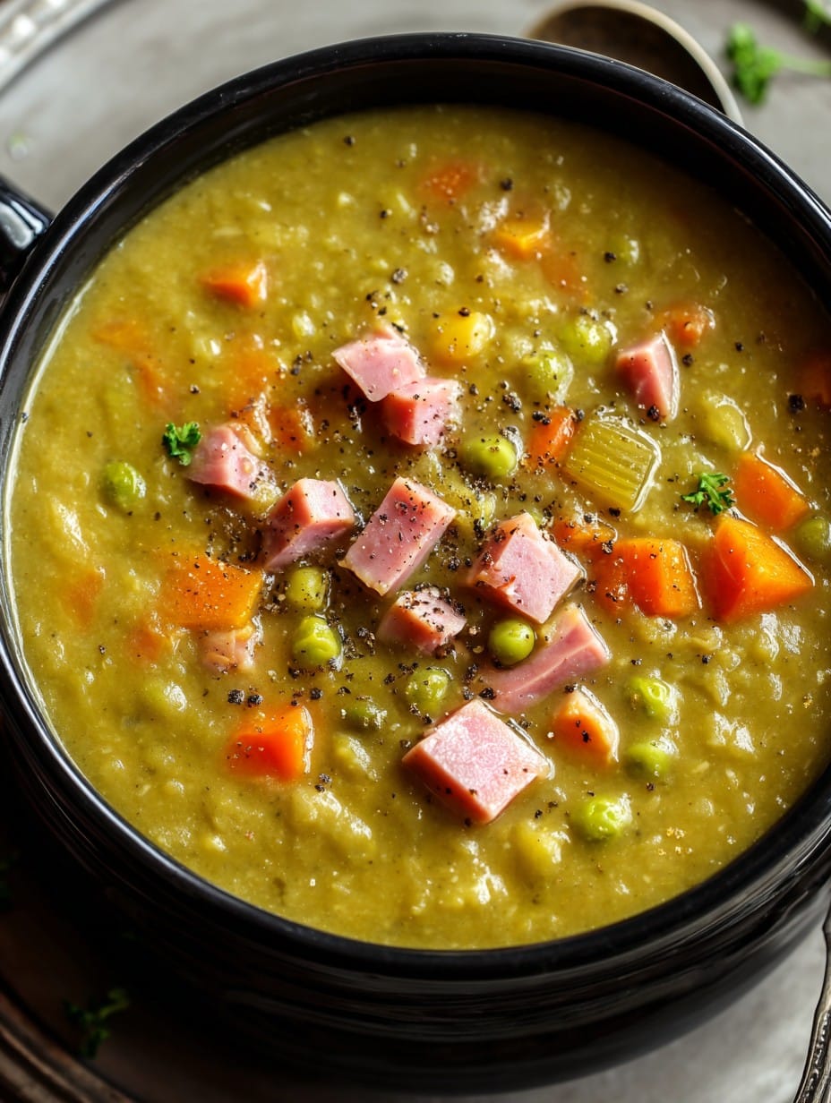Crockpot Split Pea & Ham Soup