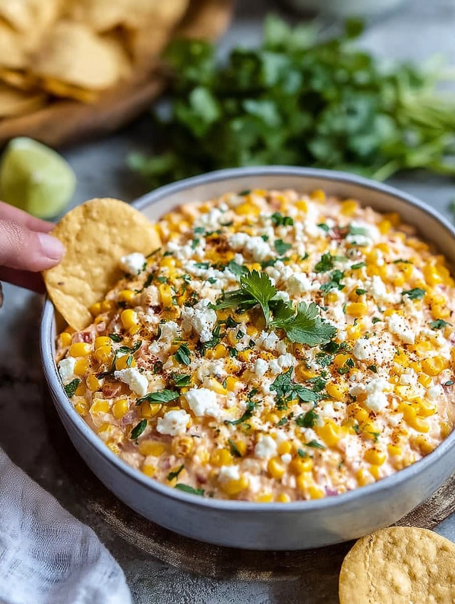 Crowd-Pleasing Mexican Street Corn Dip Recipe For Party Night