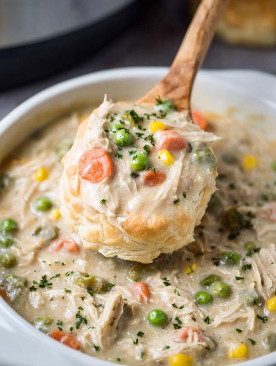 Easy Crock Pot Chicken Pot Pie
