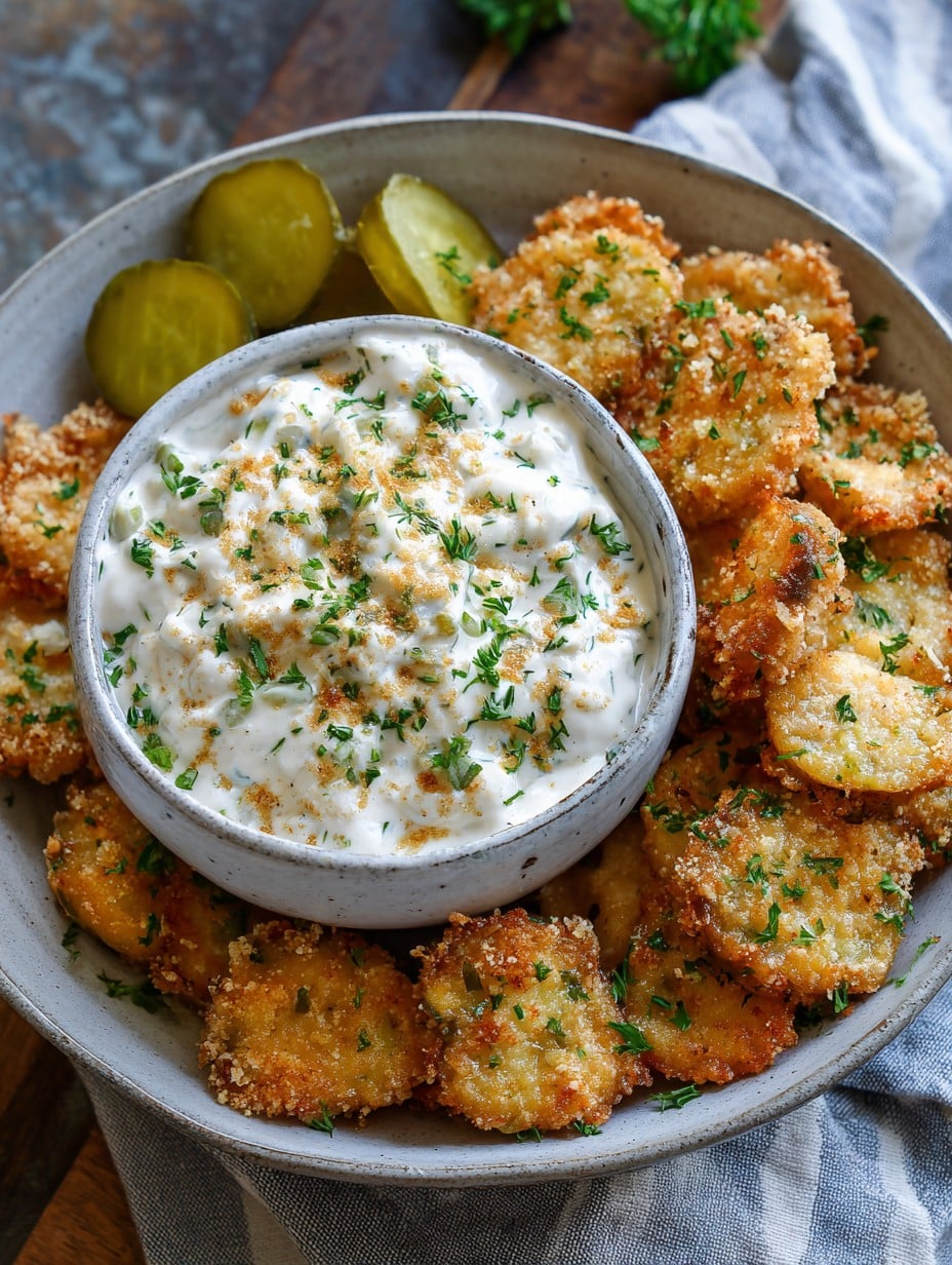 Fried Pickle Ranch Dip