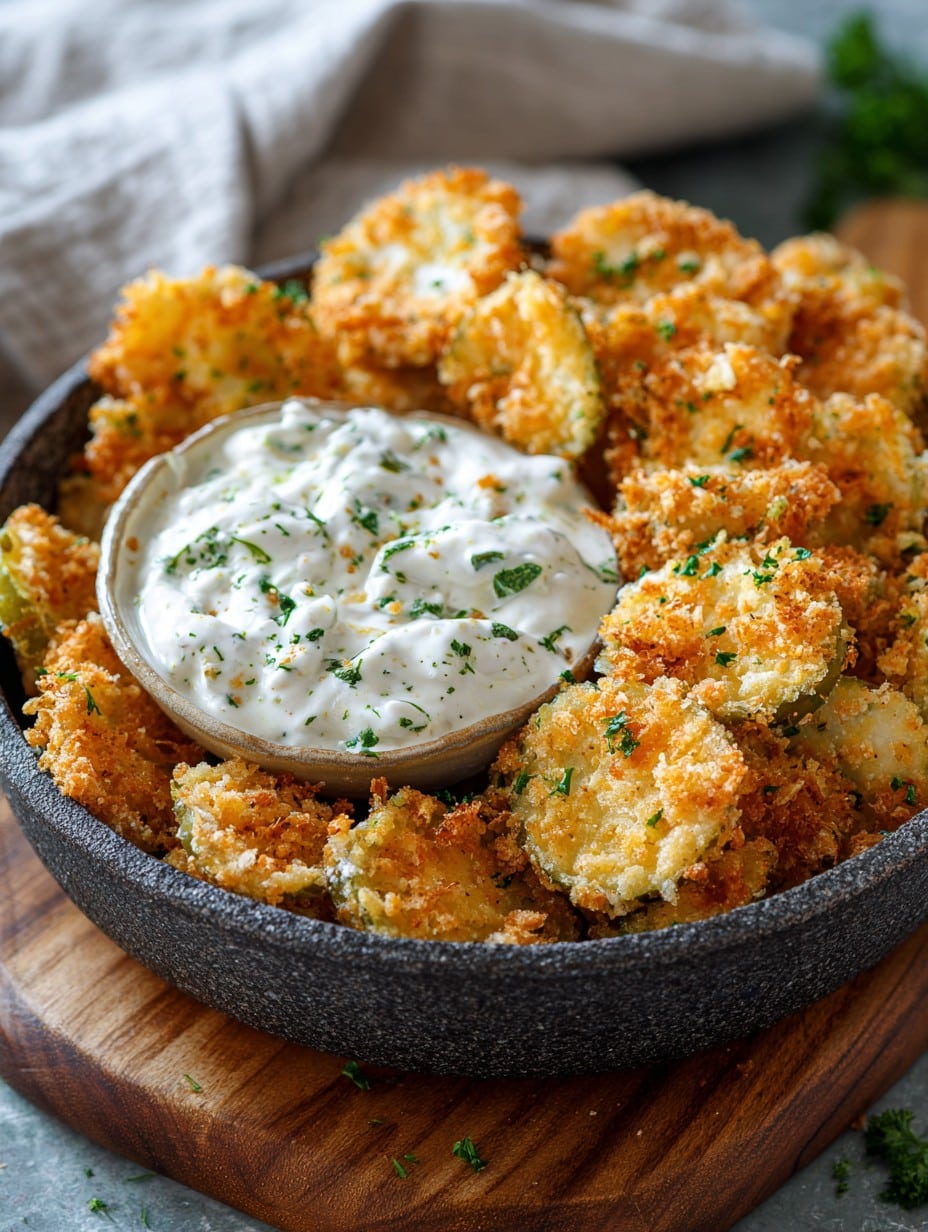 Fried Pickle Ranch Dip