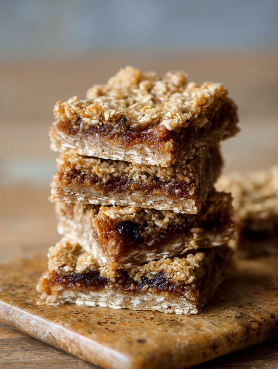 Homemade Oatmeal Fig Bars Recipe
