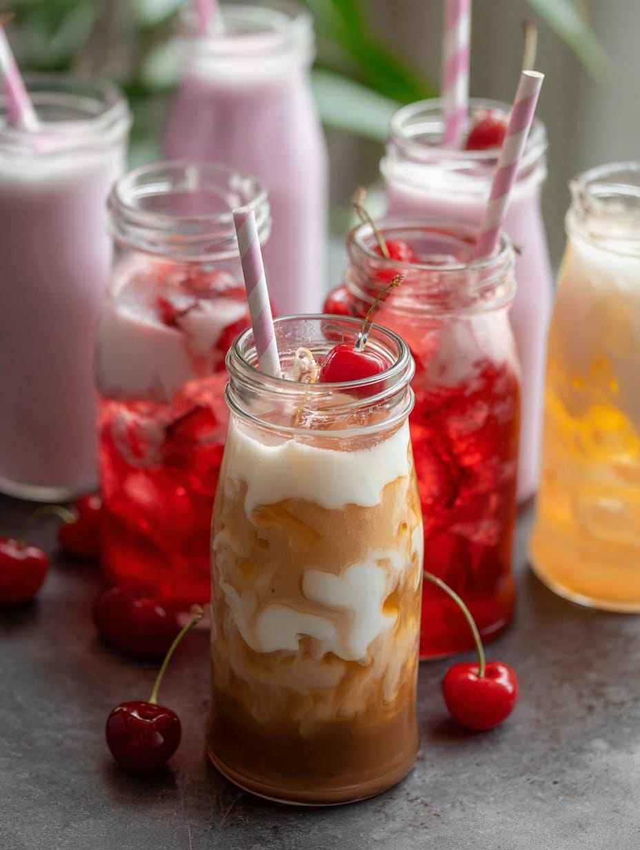 Homemade Real Fruit Irish Cream Soda