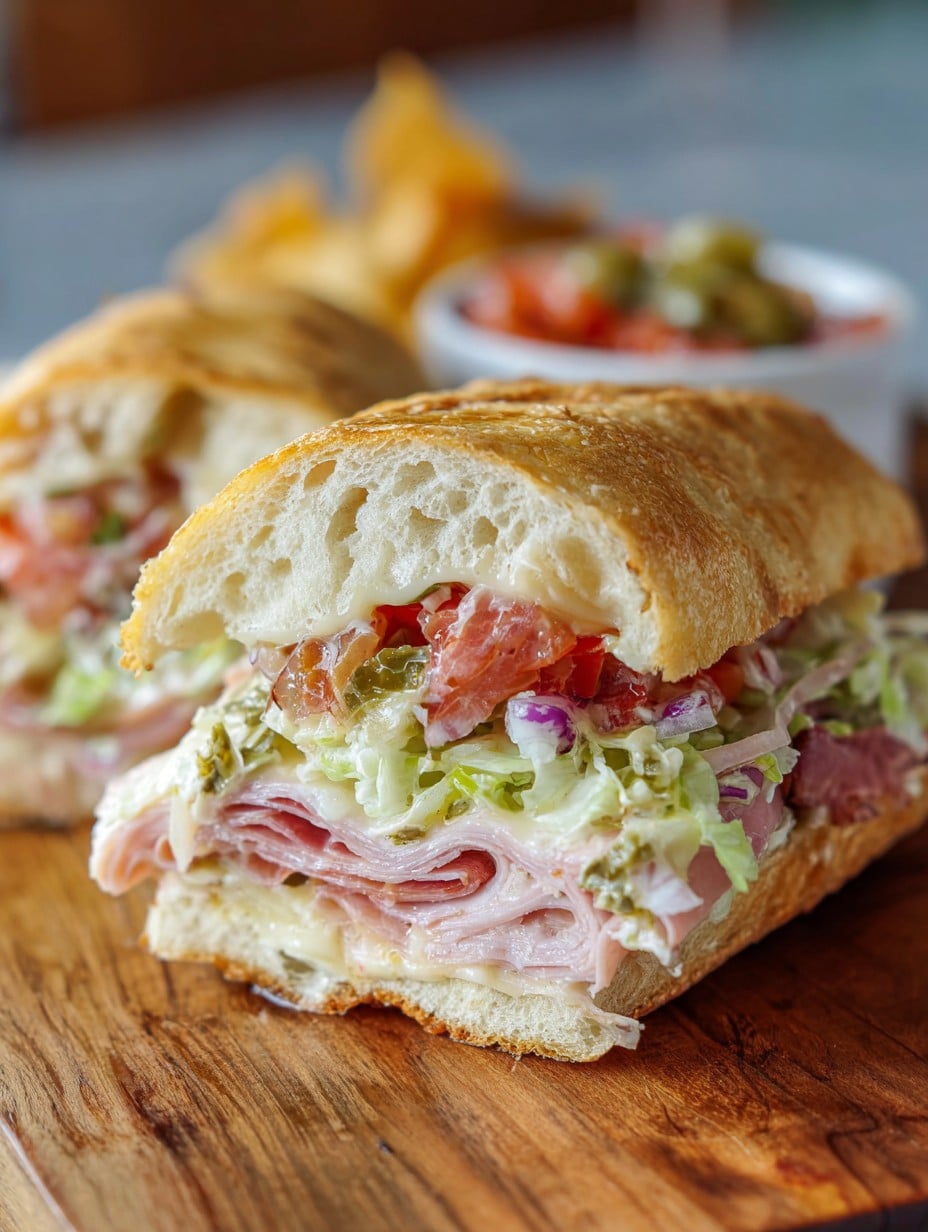 Italian Grinder (TikTok Viral Salad Sandwich)