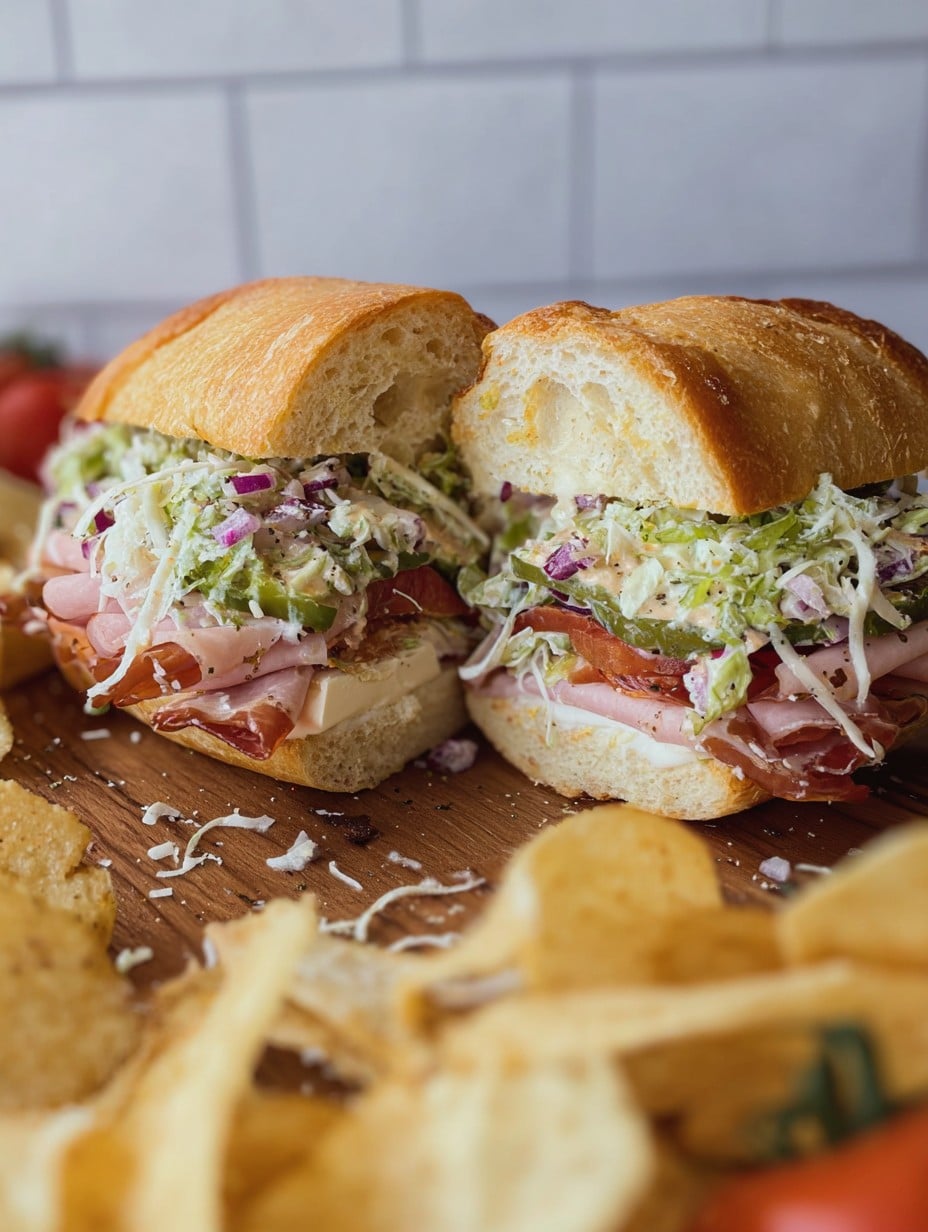 Italian Grinder (TikTok Viral Salad Sandwich)