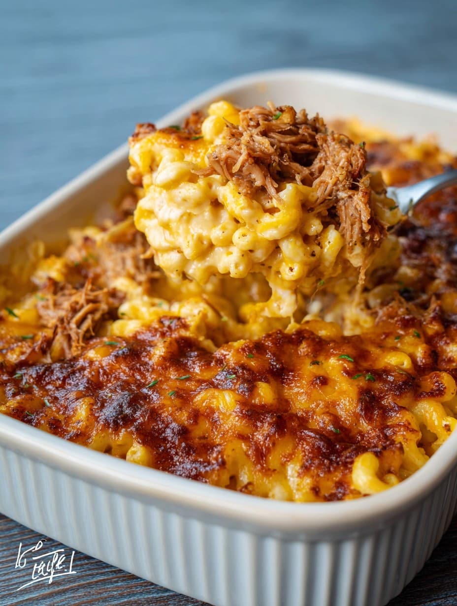 Pulled Pork Mac and Cheese