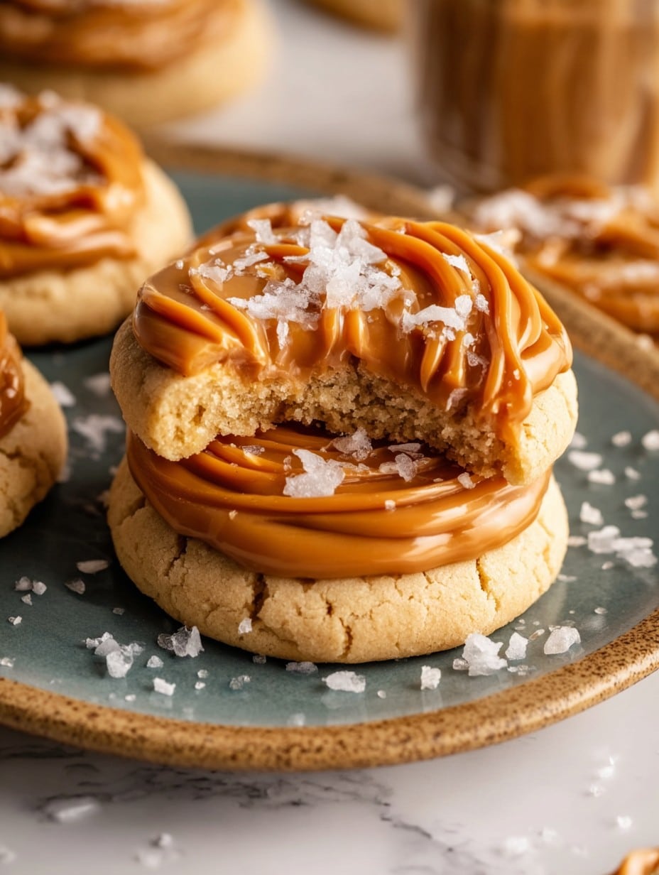 Salted Caramel Cheesecake Cookies Recipe