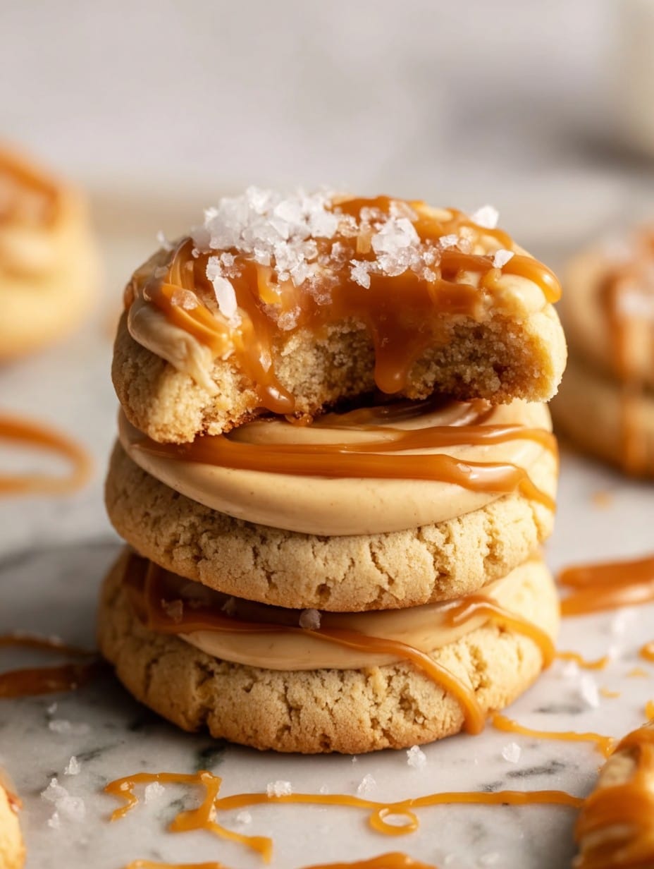 Salted Caramel Cheesecake Cookies Recipe